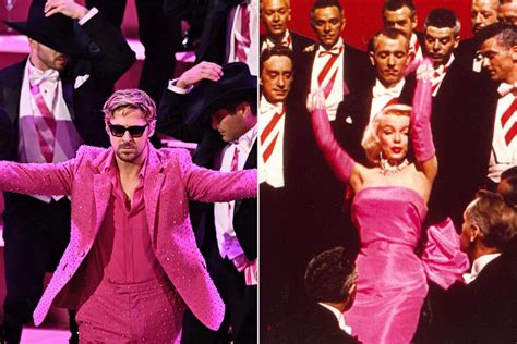 Ryan Gosling's Pink Suit 2024 Oscars Tribute to Marilyn Monroe